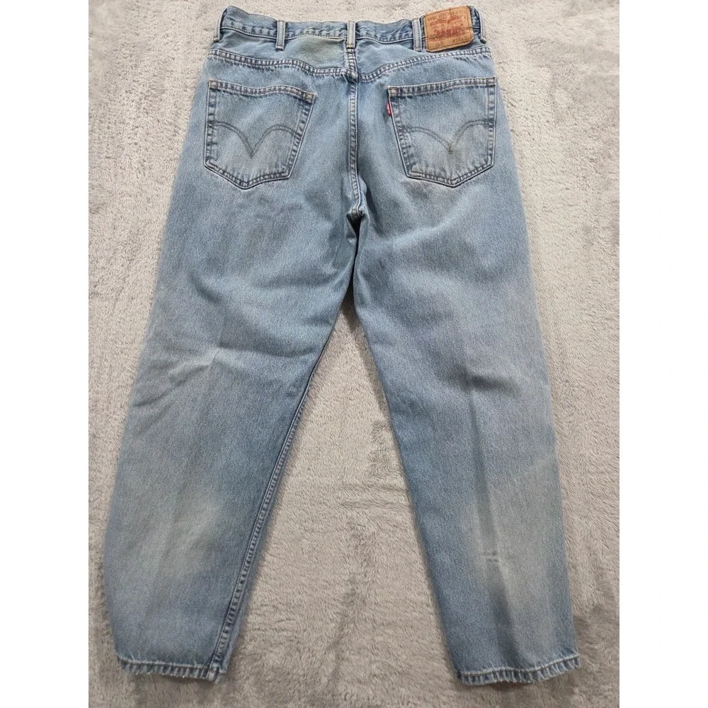Levi's 550 2010 Men's Relaxed Fit Jeans - Light wash Blue 38x30